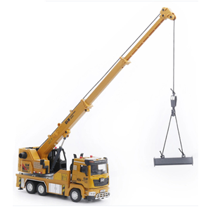 اسباب بازی ماشین فلزی جرثقیل مقیاس 1:40 GLW ENGINEERING VEHICLE_اسباب بازی